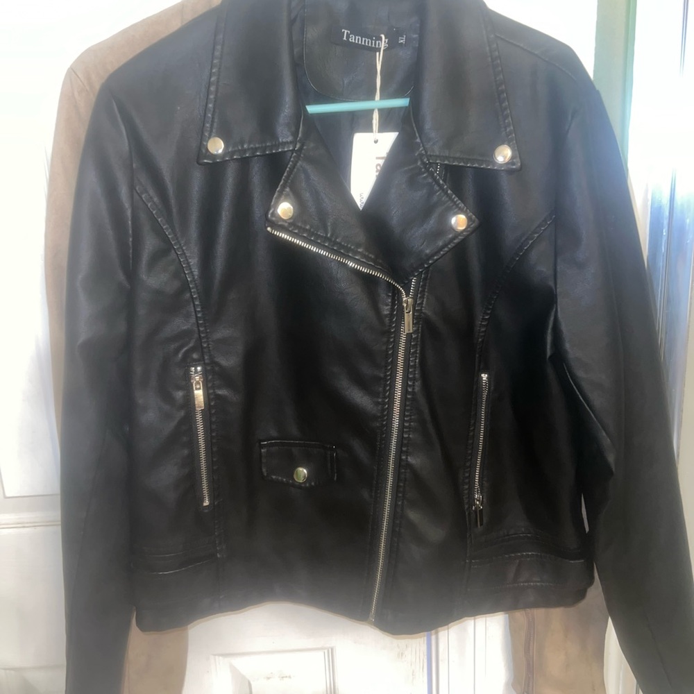 Black Leather Jacket for Women